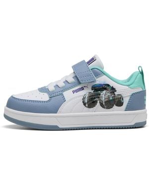 PUMA X Hot Wheels Monster Trucks Caven 2.0 Sneakers Kids, Schuhe, Cool/Weiß/Aquatic - Blau