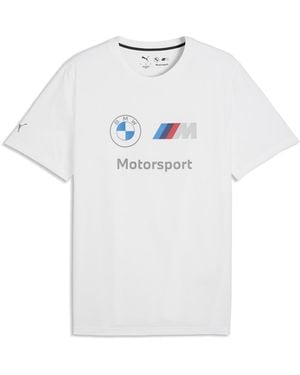PUMA Bmw M Motorsport Essentials T-Shirt Herren, Accessoires - Weiß
