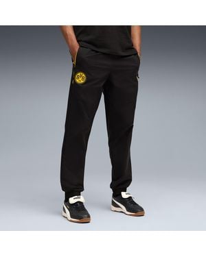 PUMA Borussia Dortmund Tech Woven Trousers Sizzle - Black