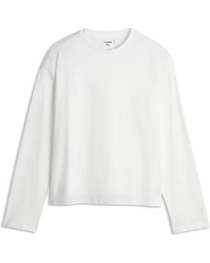 PUMA T-Shirt A Maniche Lunghe X Jil Sander Da Uomo, Accessori, Bianco