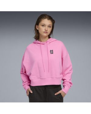 PUMA Pivot Basketbalhoodie Voor Maat - Roze
