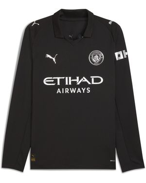 PUMA Manchester City 25/26 Long Sleeve Away Jersey - Black