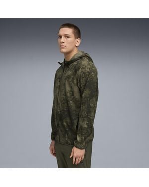 PUMA Tad Essentials Aop Gewebte Jacke Herren - Grün