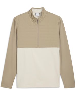 PUMA Sudadera De Golf Y Cuello Con Cremallera Cloudspun Tech Hybrid Para Hombre - Neutro