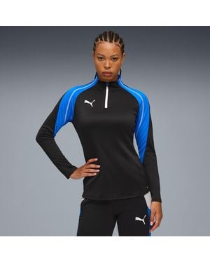 PUMA Individualblaze 1/4 Zip Football Top Shirt /Racing - Blue