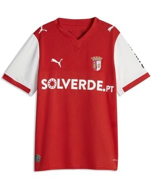 PUMA Camiseta S.C. Braga Primera Equipación Juvenil, Ropa, Rojo