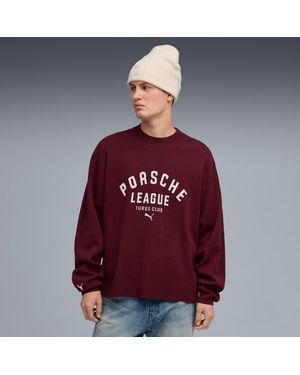 PUMA X Porsche Legacy Lifestyle Knit Crew Neck - Red