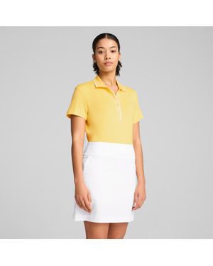 PUMA Cloudspun Bridges Golfpolo Met Korte Mouwen - Geel
