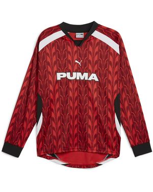 PUMA Langärmeliges Fußballtrikot - Rot
