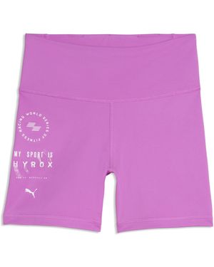 PUMA Pantaloni Aderenti Corti X Hyrox Essentials Da Donna, Accessori, Rosa - Viola