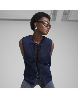 PUMA Yona Wendbare Weste Damen, Kleidung - Blau