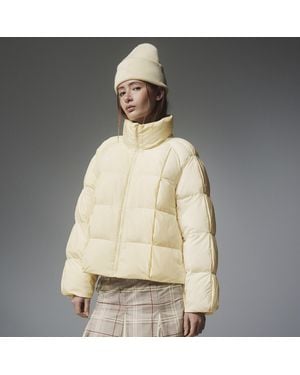 PUMA T7 Pleated Puffer Jacket - Natural