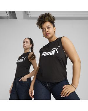 PUMA ESS No. 1 Logo Slim Tanktop - Schwarz