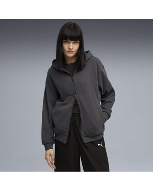 PUMA Yona Hoodie Met Volledige Rits Voor Maat - Grijs