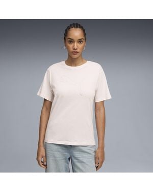 PUMA Bedazzled Relaxed T-Shirt - White