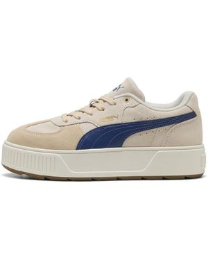 PUMA Lifora Sneakers Voor Blauw/Wit/Goud, Maat 35,5