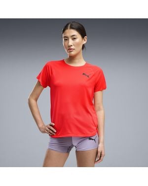 PUMA Lightspeed Hardloop-T-Shirt Voor Maat - Rood