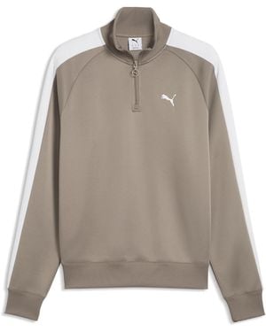 PUMA T7 Always On Quarter-Zip Track Jacket - Grey
