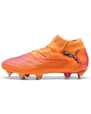 PUMA Future 8 Ultimate Mxsg Fußballschuhe Schuhe, Heat Fire/Schwarz/Ravish - Orange
