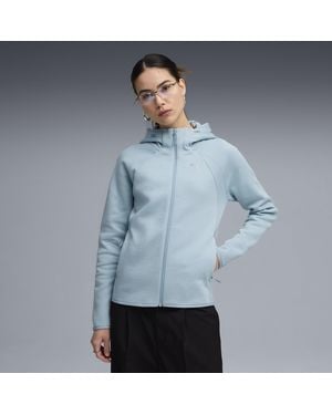 PUMA Evostripe Kapuzenjacke Damen, Kleidung - Blau