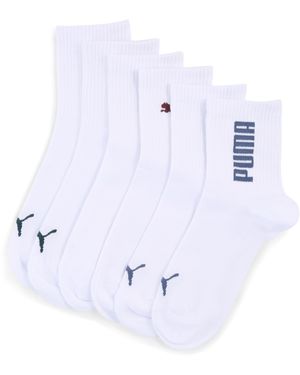 PUMA Korte Uniseks Sokken (Set Van 3) Maat - Blauw