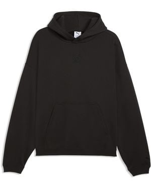 PUMA Fundamentals Fleece Relaxed Basketball Hoodie - Black
