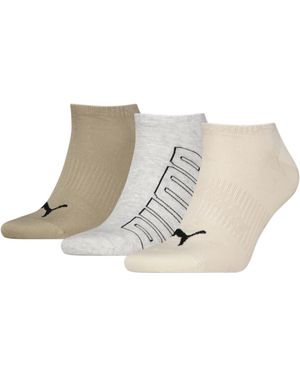 PUMA Uniseks Sneakersokken Voor - Naturel