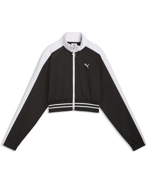 PUMA T7 Cropped Track Jacket - Black