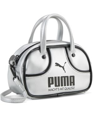 PUMA 1976 Metallisch Micro 2,5 L Grip-Bag, Accessoires, Glacial/Schwarz - Weiß