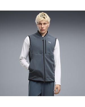 PUMA Chaleco Tech De Forro Polar Para Hombre, Ropa, Azul