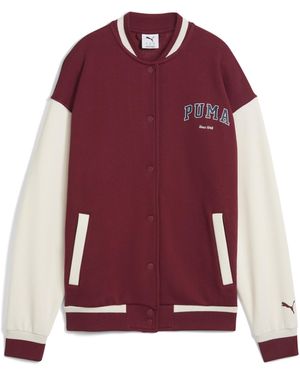PUMA Chaqueta De Chándal T7 Para Mujer, Ropa, Rojo - Morado