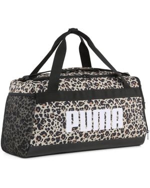 PUMA Challenger Kleine Sporttas Met All-Over-Print - Zwart