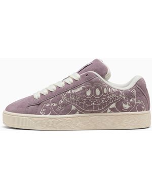 PUMA X Ripndip Suede Xl Trainers Plum Jam/Warm - Pink