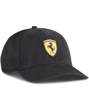 PUMA Gorra Trucker Scuderia Ferrari, Accesoiros, Negro - Azul