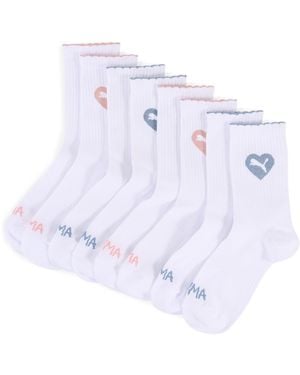 PUMA Crew Socken Mädchen (4Er-Pack) Shop, /Rosa - Weiß