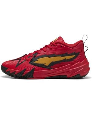 PUMA Scarpe Da Basket Scoot Zeros Retro Portland Per Donna, Rosso/Giallo/Altro