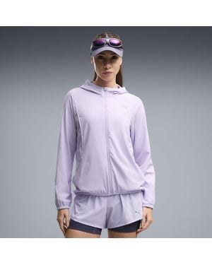 PUMA Chaqueta De Running Velocity Woven Para Mujer, Ropa, Morado