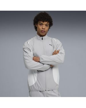 PUMA Train All Day Warm Up Training Jacket - Gray