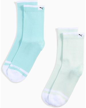 PUMA Klassieke Ribsokken Voor - Blauw