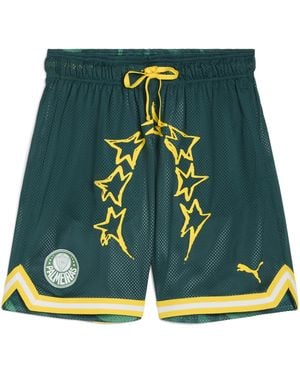 PUMA Hoops X Se Palmeiras Basketballshorts Herren - Grün