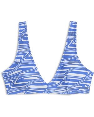 PUMA Korte Zwemtop Voor Maat - Blauw