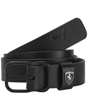 PUMA Scuderia Ferrari Ls Leather Belt - Black