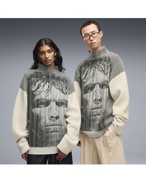 PUMA King Knit Crew Sweater - Gray