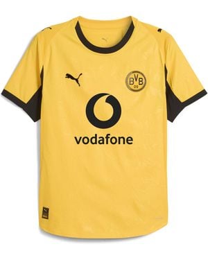 PUMA Maglia Gara Borussia Dortmund Authentic 25/26 Da Uomo, Sport, Giallo Sizzle/Nero