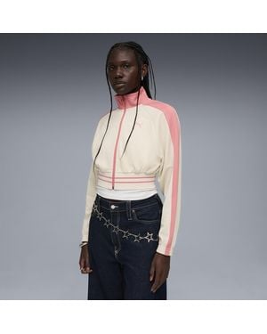 PUMA T7 Cropped Track Jacket - White