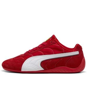 PUMA Scuderia Ferrari Hp Monza Speedcat Sneakers Schuhe, Rosso Corsa/Weiß - Rot