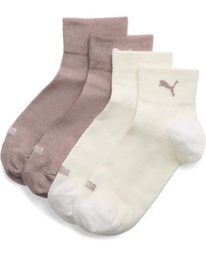 PUMA Quarter-Socken 2Er-Pack Damen, Accessoires - Natur