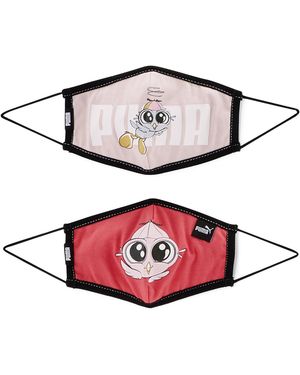 PUMA Lil Face Masks (Set Of 2) - Pink