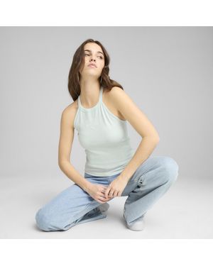 PUMA Class Kurzes Slim Fit Tanktop Damen - Blau