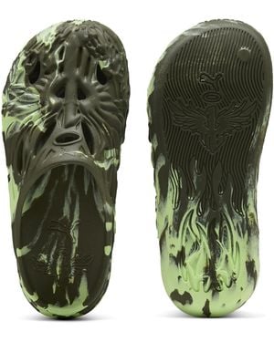 PUMA Mb.04 Basketball Slides - Green